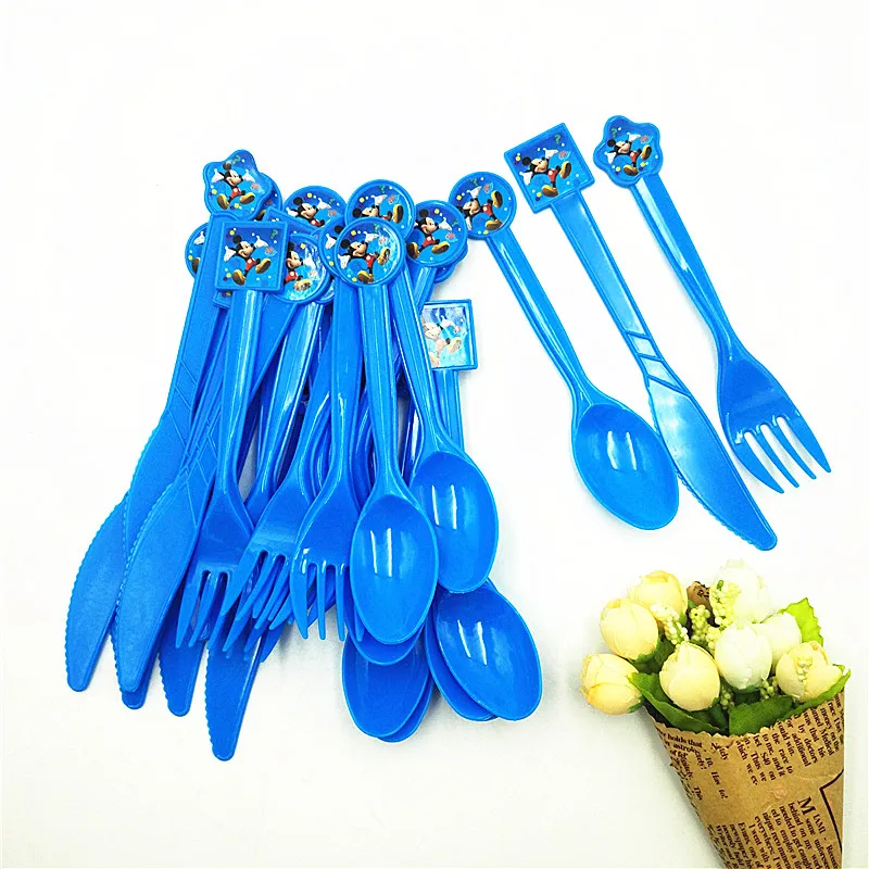 Вечерние салфетки с Микки Маусом Минни Маус тарелки воздушные шары соломенные