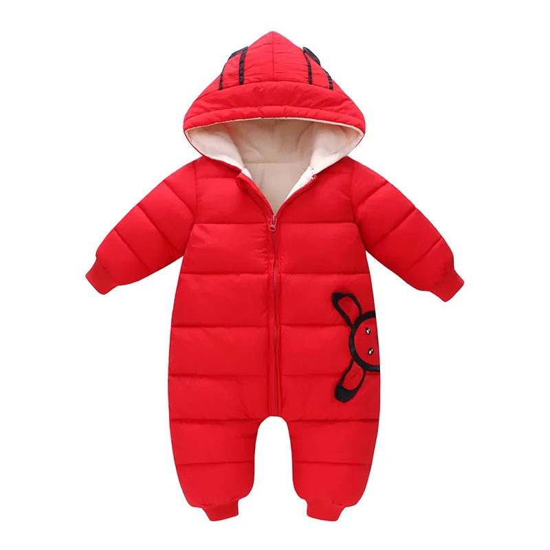 Одежда для малышей комбинезоны мальчиков и девочек зимний флисовый комбинезон Комбинезоны детей