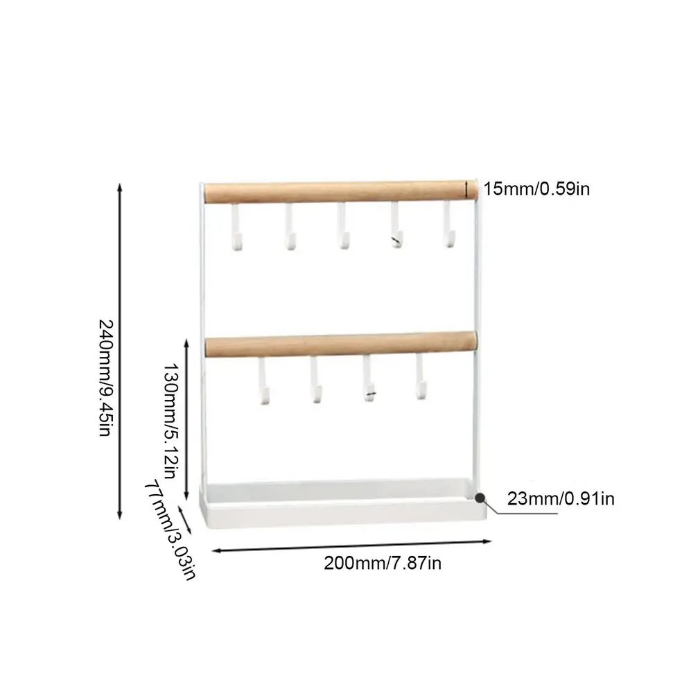 

Key Hook Iron Key Wrought Iron Jewelry Hanger Accessory Stand For Jewelr Storage Small Item Stylish Key Holder Desktop Storage