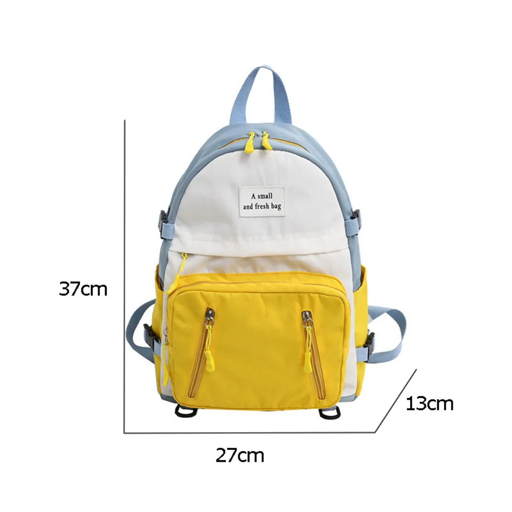Классический водонепроницаемый нейлоновый женский рюкзак ранец с несколькими