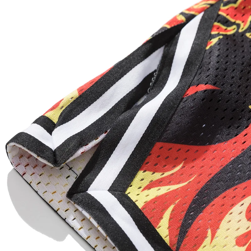 

New summer men's quick-drying basketball shorts breathable sports pants casual fitness shorts loose beach pants surf shorts
