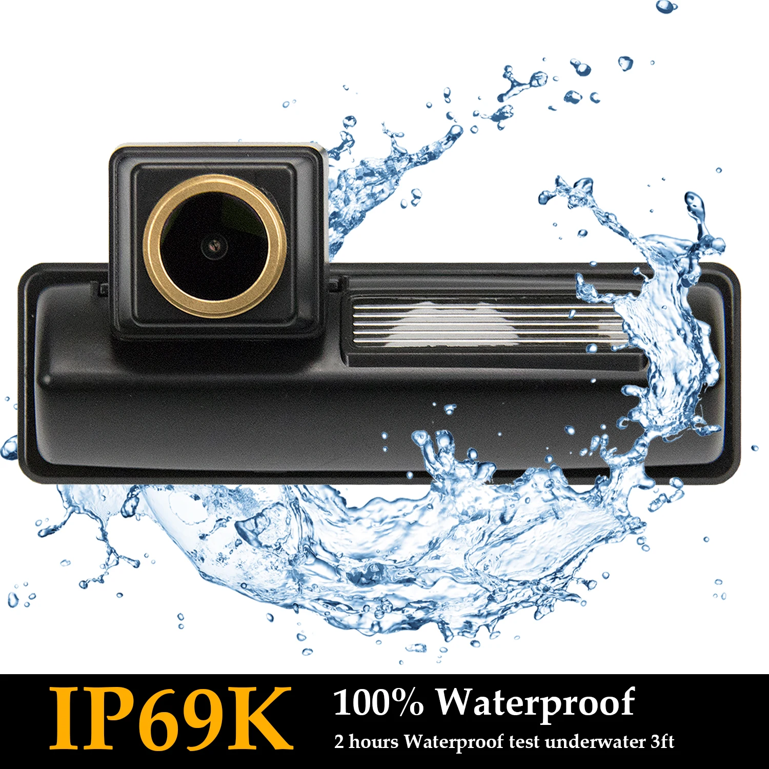 HD 720P Золотая камера заднего вида для Toyota Vios Picnic Echo Verso Harrier Altezza Camry XV40 Prius Lexus RX330