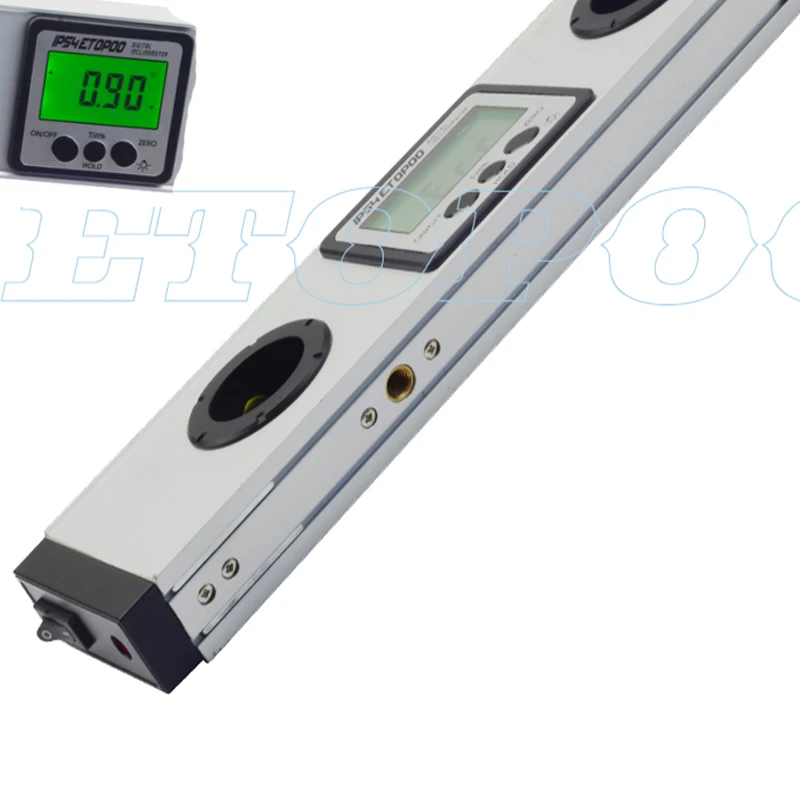 Spirit Level 600mm Digital Laser Ruler Angle Gauge Finder Horizontal Vertical Cross Line Leveler Pro Measuring Tape | Инструменты