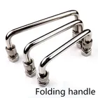 Нержавеющая или железная промышленная ручка, U-образный складной ящик для инструментов, пружинная ручка, чемодан, оборудование, ручки, бытовая фурнитура