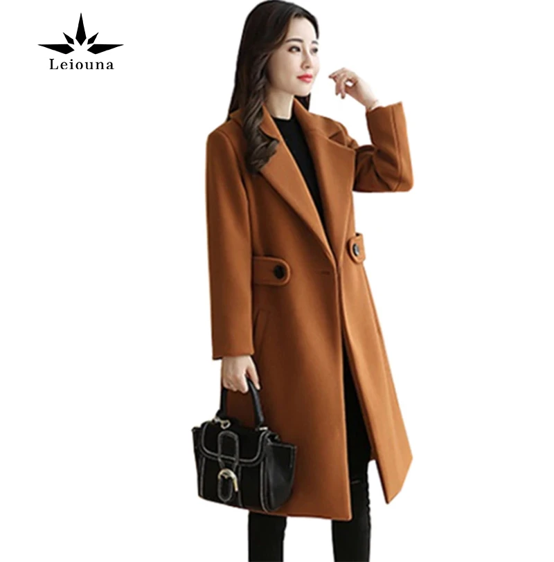 Leiouna/горячая Распродажа теплое манто Femme Hiver Женская дешевая Зимняя Повседневная