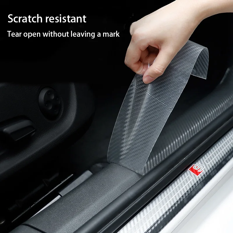 Защитная Автомобильная наклейка лента прозрачная нано углеродного волокна