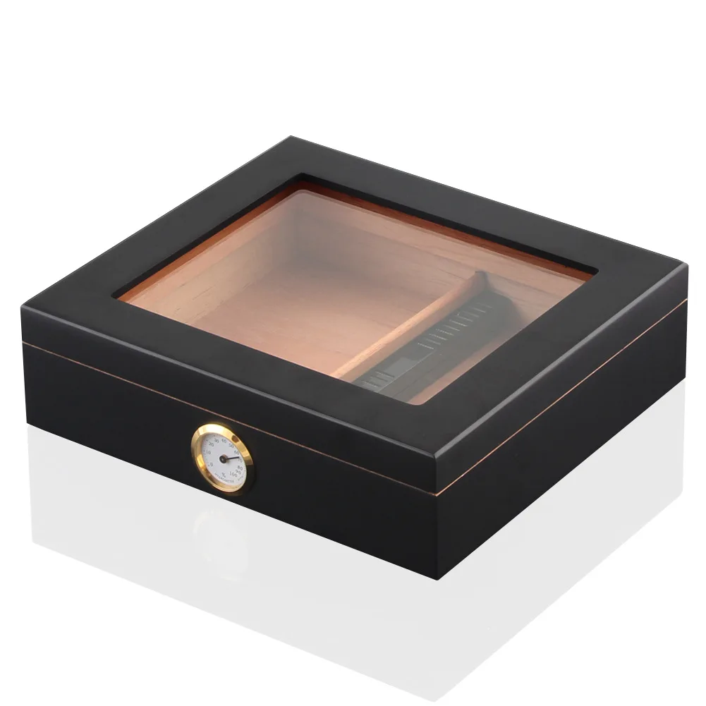 Портативный увлажнитель для сигар из кедрового дерева вместительная