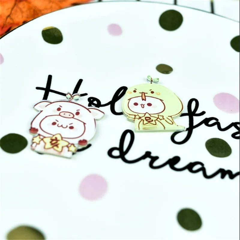 1 шт. мультфильм аниме китайского зодиака значки на одежду акриловые Значки