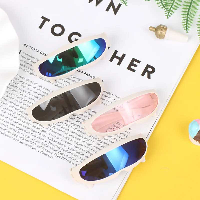 

Miniature Ski Goggles Eyeglasses Style For Doll Dress Up Accessories Doll Glasses Windproof Glasses Ski Glasses Doll