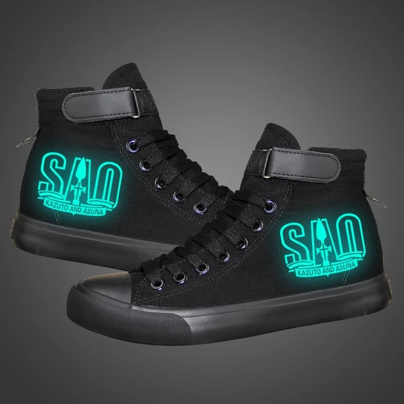 

Anime Sword Art Online Cosplay Daily Casual Canvas Shoes Cosuples Plimsolls