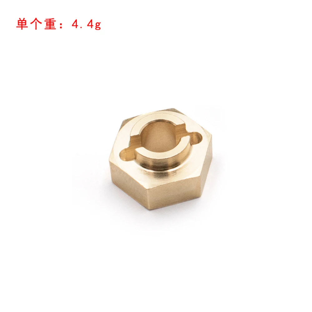 

1/10 RC 12mm Brass Wheel Hubs Hex for Axial SCX10 III Capra 1.9 UTB AXI03007 AXI232018 Upgrade Parts