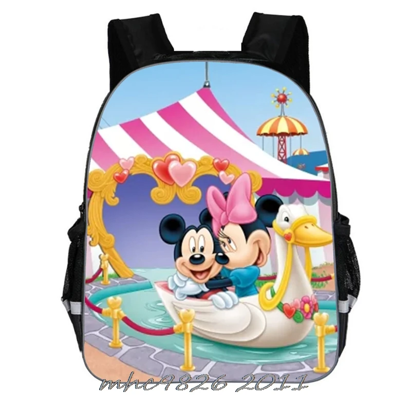 Школьный рюкзак для мальчиков и девочек портфель с изображением Минни Микки