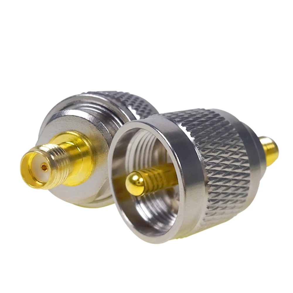Cleqee UHF-SMA Adpater SMA Female male To UHF Male PL259 SO239 коннектор RF коаксиальный адаптер 1 шт. |