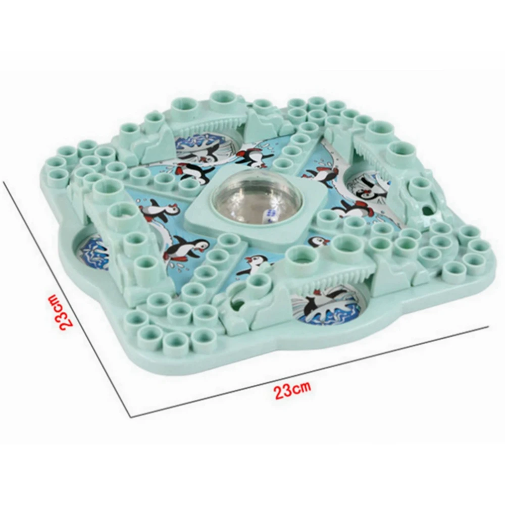 

Funny Penguin Game Parent-child Competition Interactive Party Board Game Flying Chess for 2-4 Player Children's Educational Toy