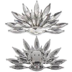 2 шт.лот; Модная женская обувь с пряжкой; Свадебные модные женские аксессуары с цветочным рисунком; Украшение из страз