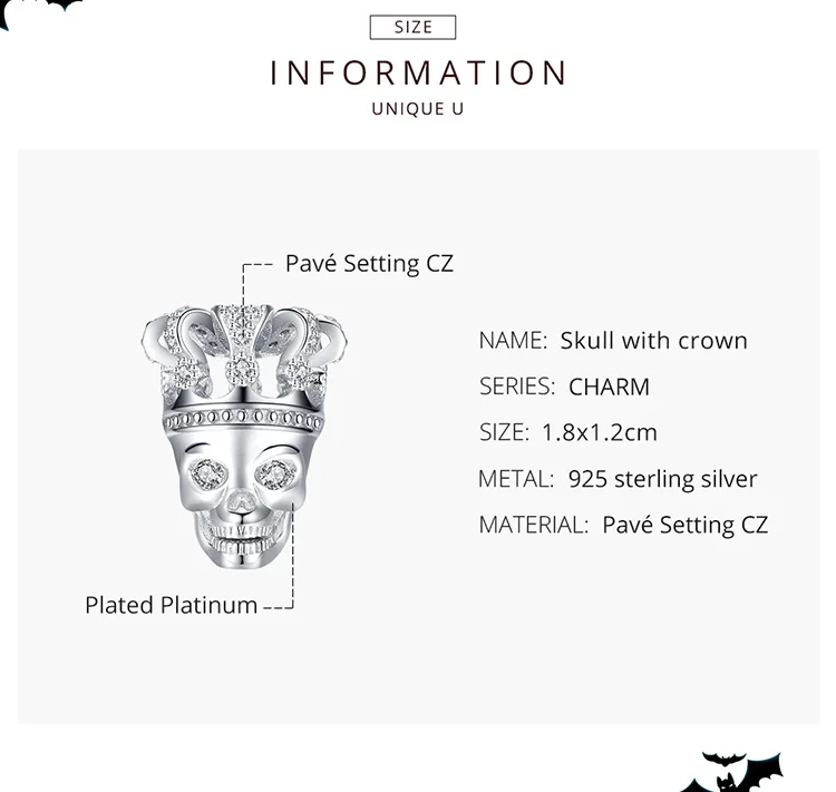 Подвеска из серебра 925 пробы с кристаллами циркона | Украшения и аксессуары