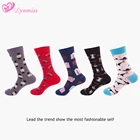 Модные носки для мужчин и женщин, уличные мужские и женские носки в стиле Харадзюку, Спортивные Повседневные носки с граффити, Хлопковые женские короткие носки