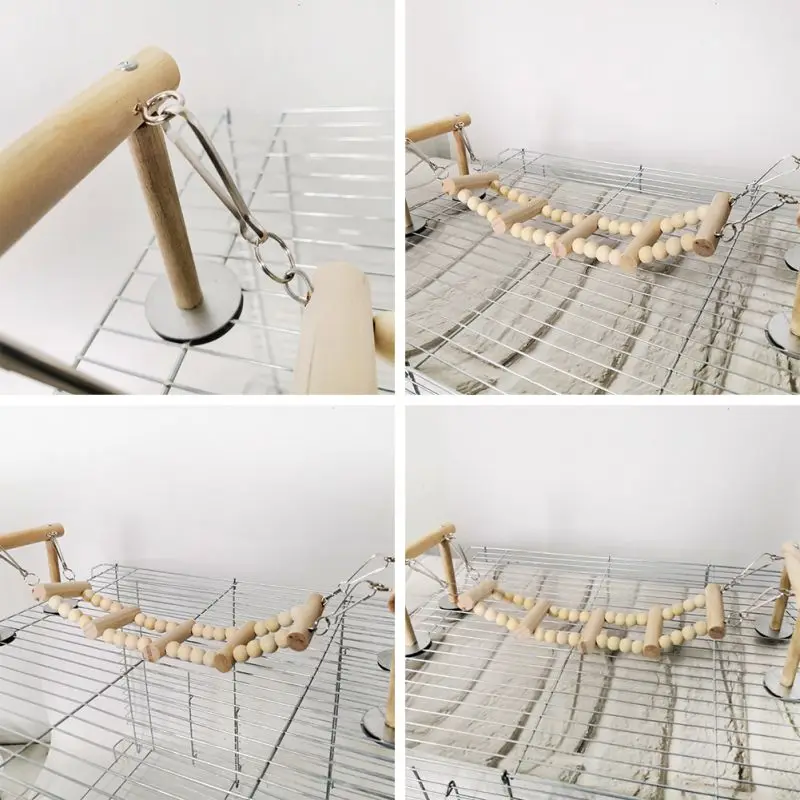 Попугай подставка для игрушки Укус восхождение птица дерево Цвет конструктор