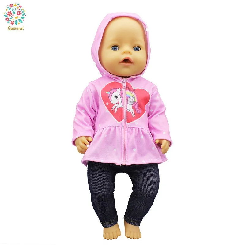 Подходит для 18 дюймов 43 см новорожденный новый ребенок кукла одежда аксессуары