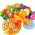 Детские игрушки для кухни Новый повар, пластиковые Кухонные Игрушки, фрукты, овощи, режущие Детские Фэнтези, развивающие игрушки