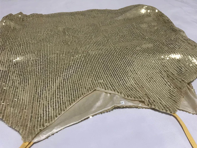 Женская Блестящая майка с глубоким V образным вырезом и блестками|Топы| |