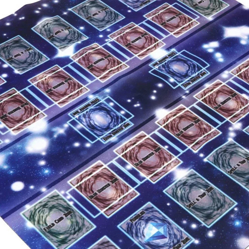 Yugioh Аксессуары карточная игра Pad резиновый игровой коврик 60x60 см Galaxy Стиль