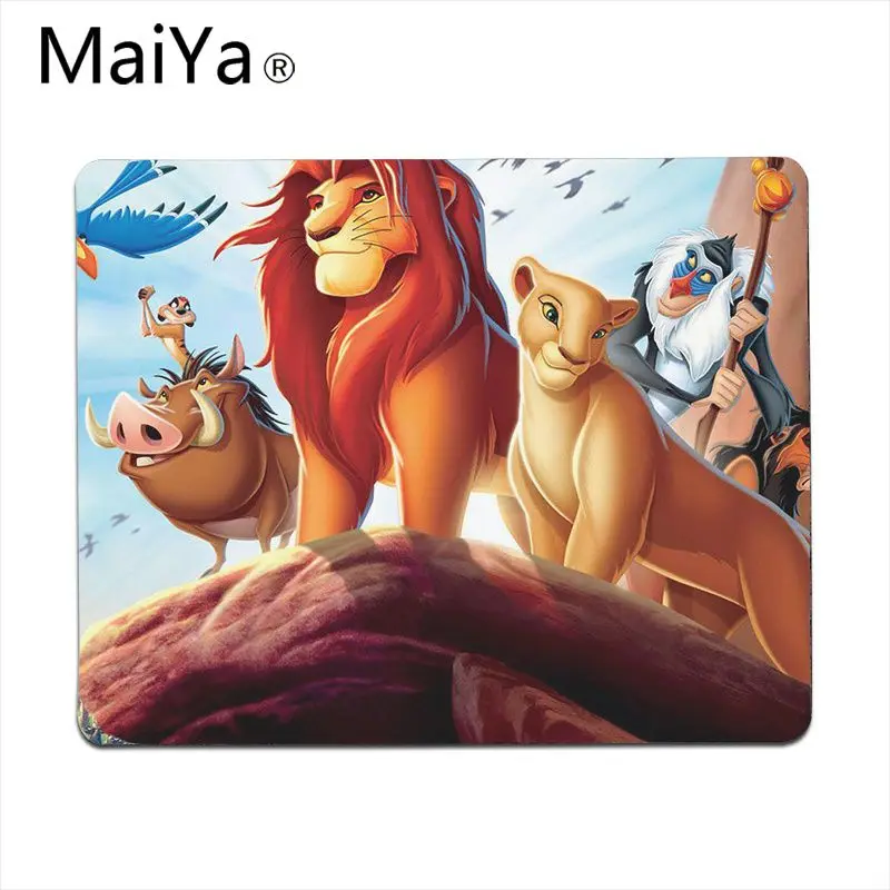 Lock Edge20x25cm Maiya высококачественный лев Король Simba натуральный резиновый игровой коврик для мыши Настольный коврик большой коврик для мыши клавиатуры коврик - Цвет: Lock Edge20x25cm