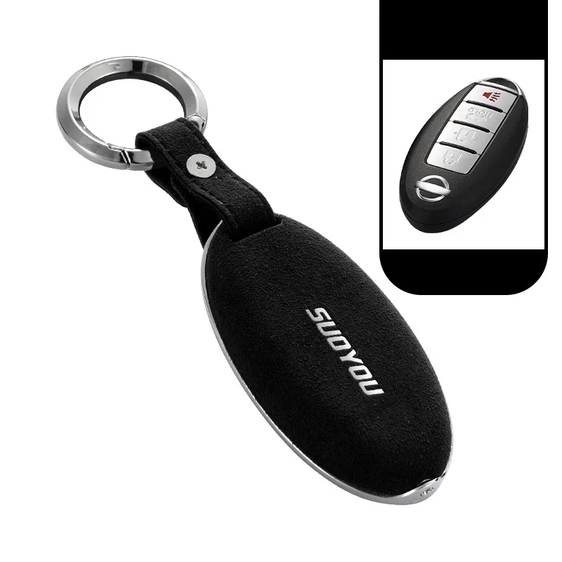 Чехол для автомобильного ключа чехол из натуральной кожи с оцинкованным сплавом