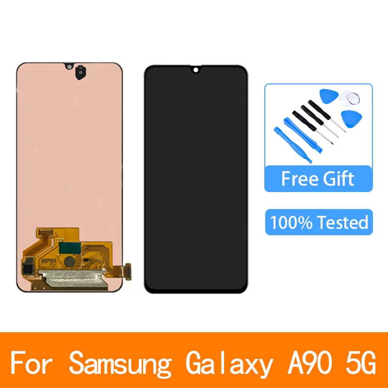 

Original For Samsung Galaxy A90 5G A908 LCD Display with Touch Screen Digitizer Assembly SM-A908B, SM-A908N lcd