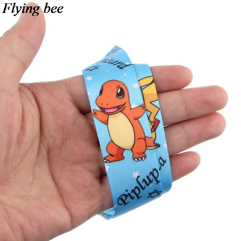 Flyingbee модный детский брелок для телефона шнурок мультяшный милый шейный ремешок
