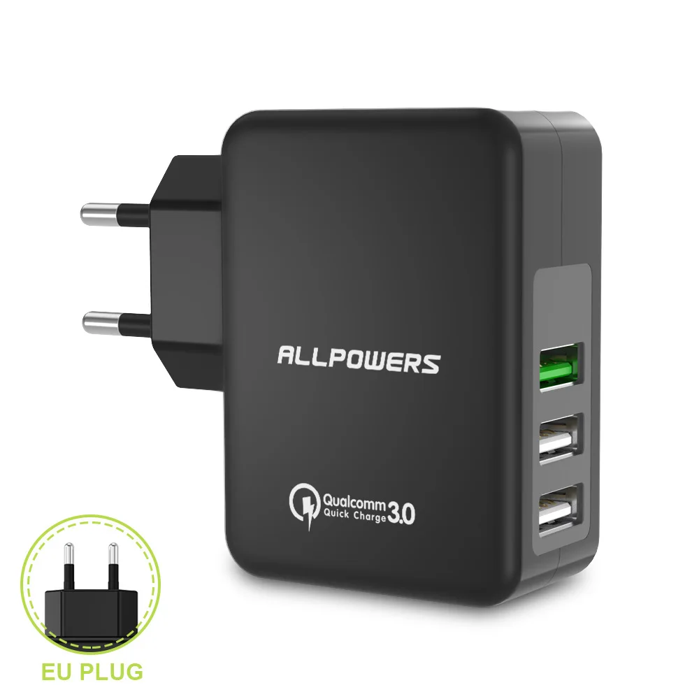 

ALLPOWERS QC 3.0 Quick Charger Mobile Phone Charger 27W(Max.) Adapter Charge for iPhone Samsung Huawei Xiaomi Oppo Vivo OnePlus.