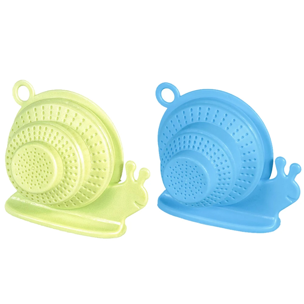 Кухонная раковина Канализация Дренаж анти штепсель в форме улитки складной