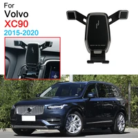 car phone holder air vent clip clamp mobile phone holders for volvo xc90 accessories 2015 2016 2017 2018 2019 2020