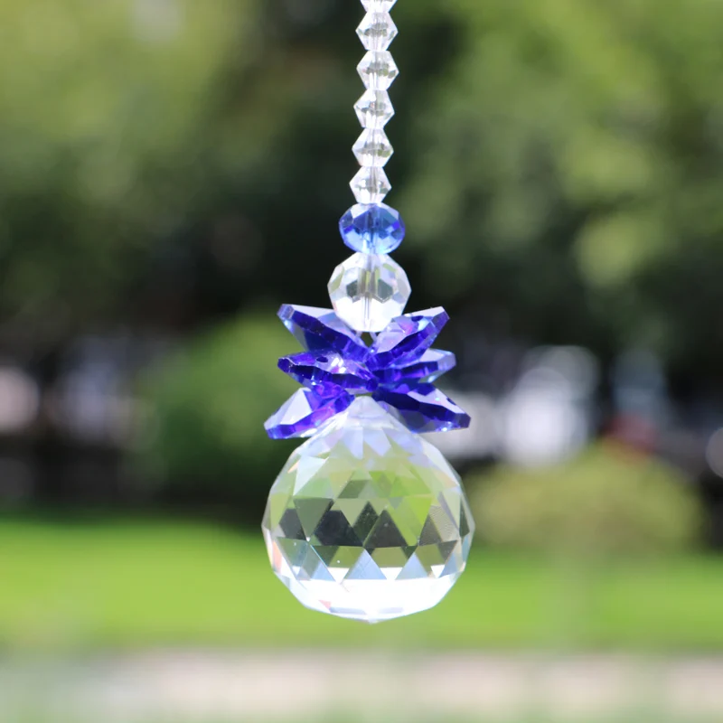8 шт. 20 мм подвесной Ловец снов хрустальный шар призмы домашний сад коллекция