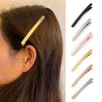 new fashion women metal hair clip hair styling accessories diy hair accessories for women girls brushed metal one word hairpin