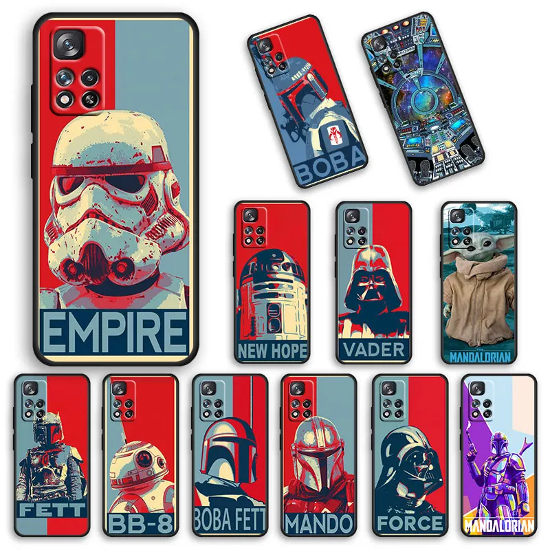 

Звездные войны крутое оружие робот для Xiaomi Redmi 10 10X Pro 9T 9C NFC 9A 9 8A 8 7 6 5 Plus 4X Силиконовый мягкий черный чехол для телефона