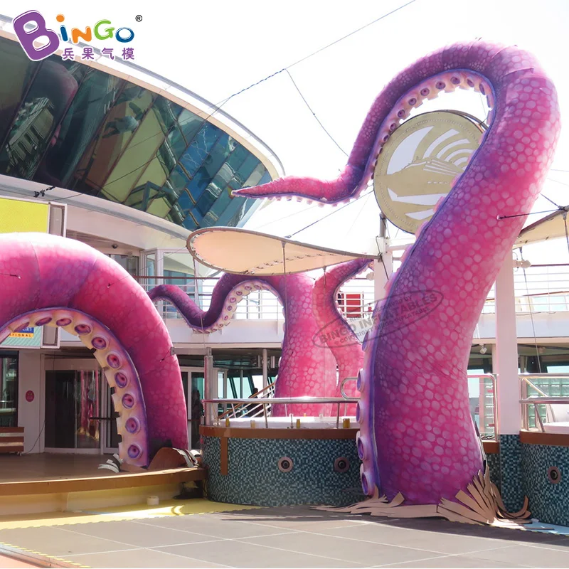 

Custom Made 5 Meters Height Party Supplies Inflatable Giant Tentacle for Event Decoration Toys BG-O00Y04X