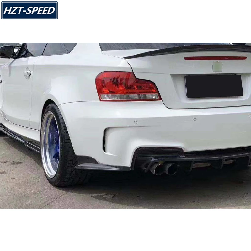 Диффузор для переднего бампера и заднего из углеродного волокна с фартуками BMW 1