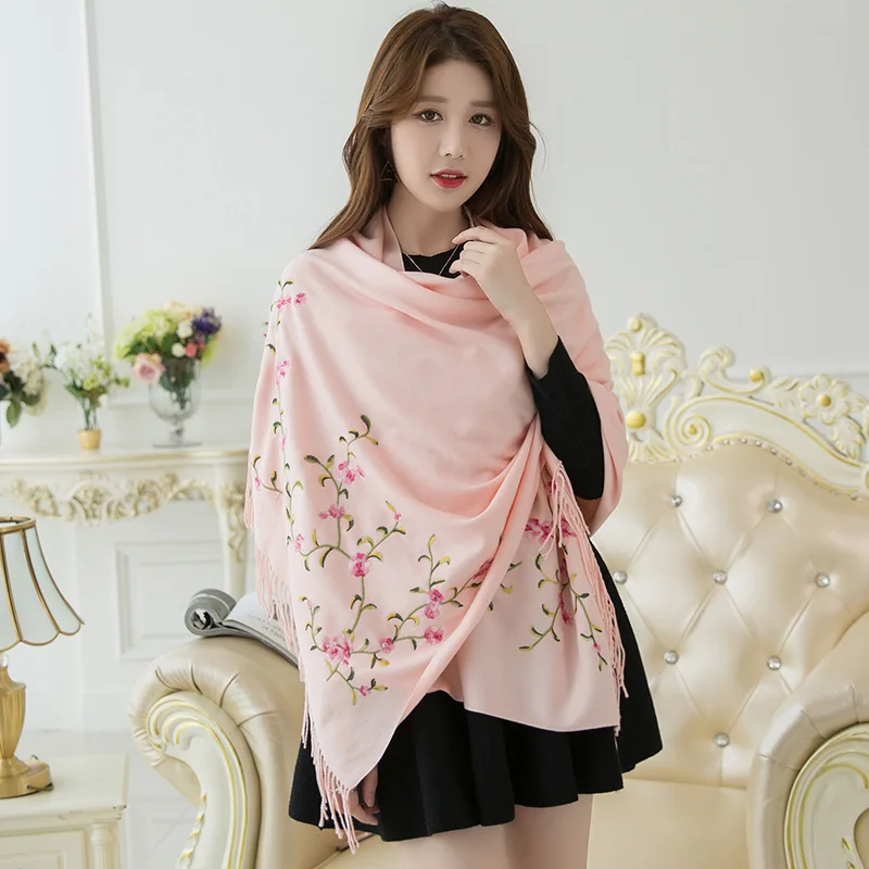 2020 Classical Plaid Warm Autumn Winter Wool Scarf Women Shawl Cashmere Scarfs For Female Lady Wide Lattices Long Wrap Blanket | Аксессуары