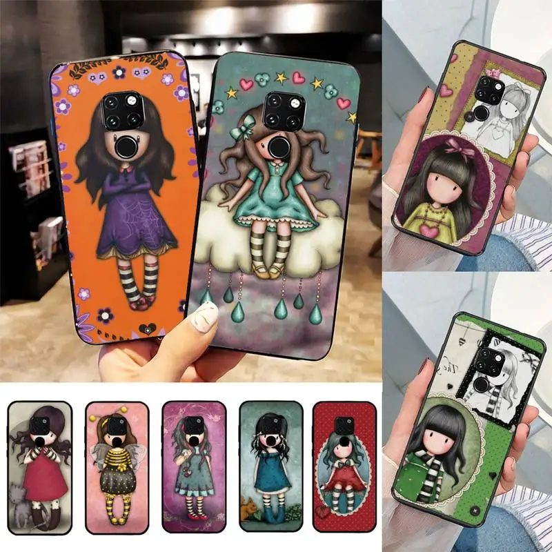 

Hot Cartoon Cute Girl Kid Art Phone Case For Huawei Nova3I 3E mate20lite 20Pro 10lite Luxury funda case