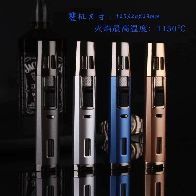 Бутановая Зажигалка для барбекю кухня два фонаря турбо зажигалка Волшебное