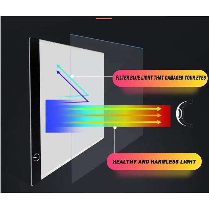 2020 diamond painting a4 led light pad led drawing board copy board three level dimmable tablet eye mask tools set accessories free global shipping