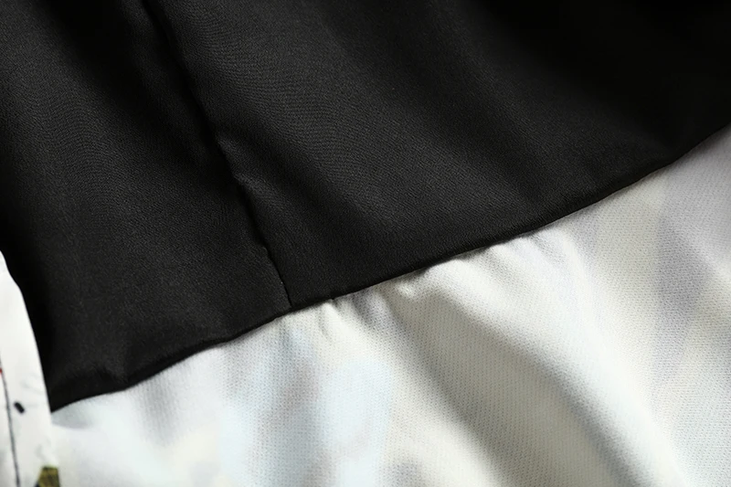 

Women Runway Dress 2020 High Quality Spring Summer O-Neck Sleeveless Printed Mermaid Casual Dresses Vestidos NP0937N