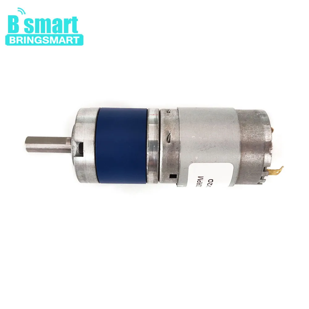 Bringsmart DC мотор редуктор 24 в 320 об/мин мини планетарный с обратным высоким крутящим