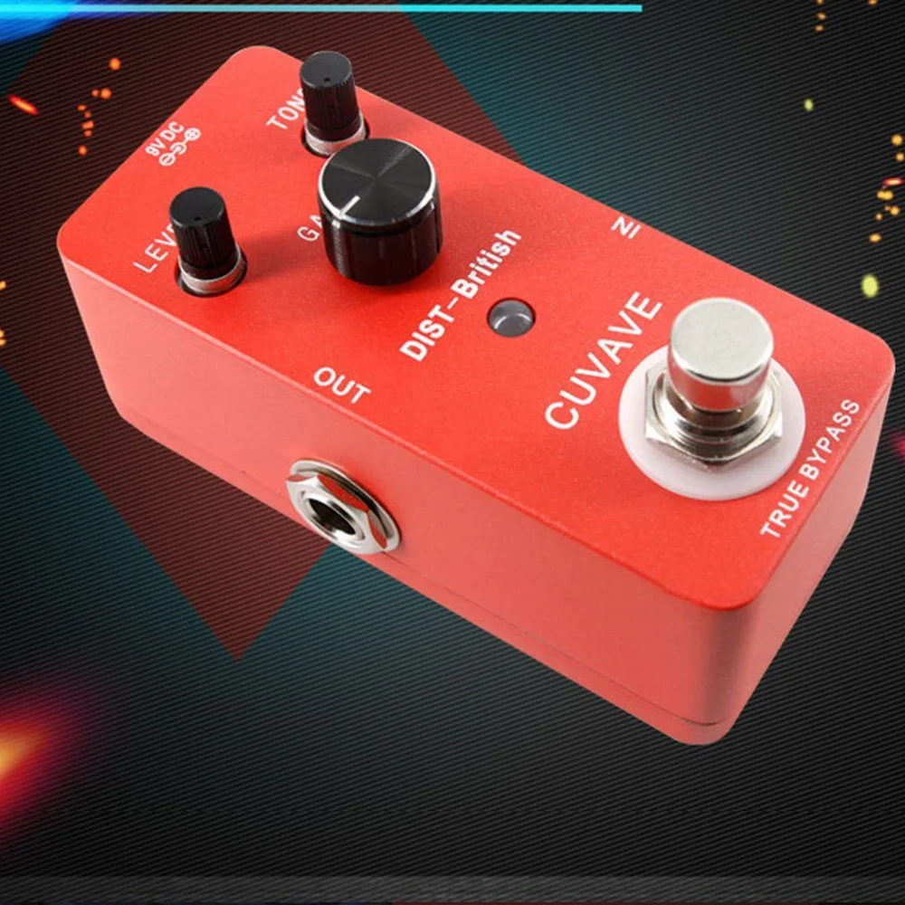 Cuvave British Distortion Guitar Effect Pedal Based on Classic JCM Amp True bypass Effects Stompbox Accessory |