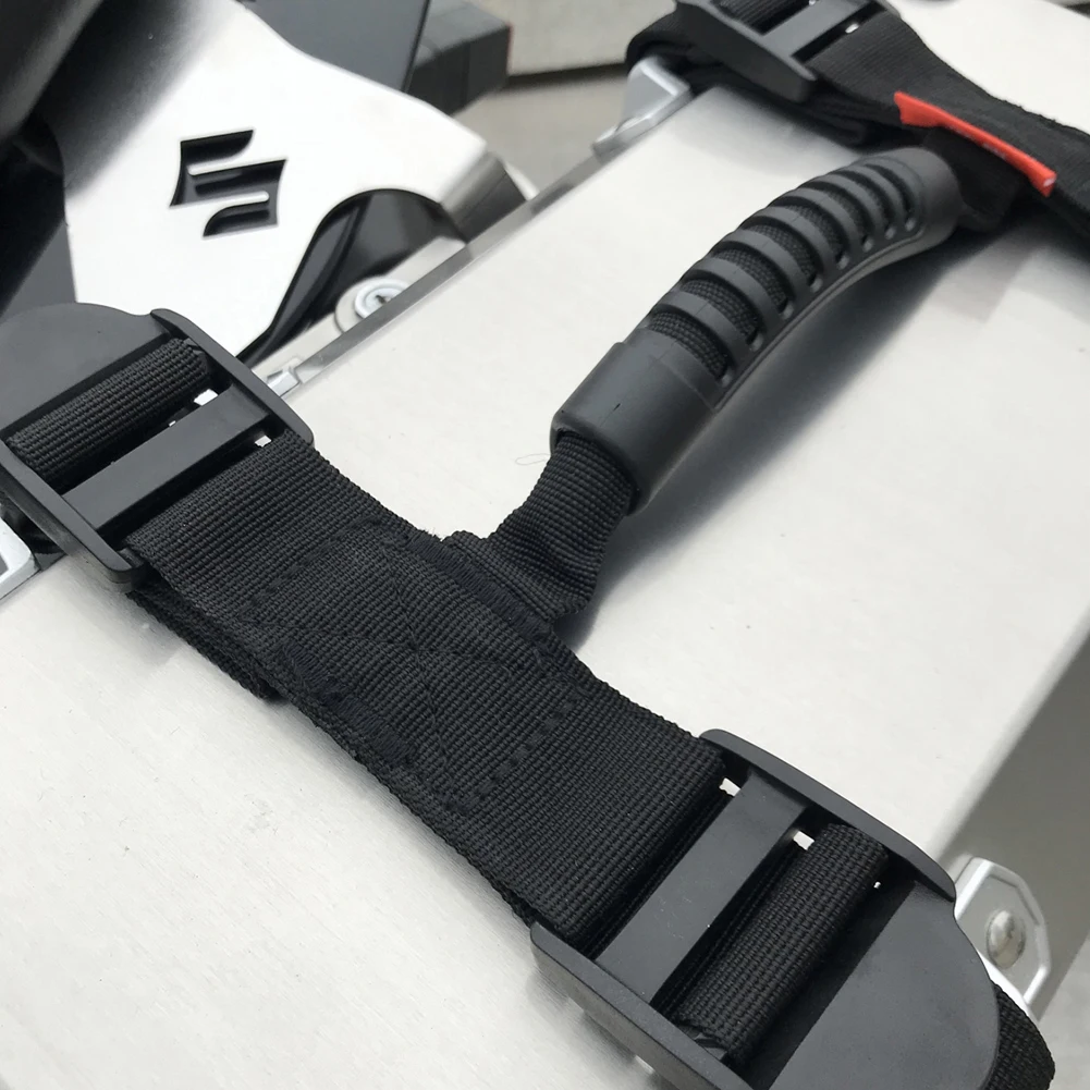 Боковой корпус мотоцикла ремень Чемодан крепления галстуком бабочкой ручкой