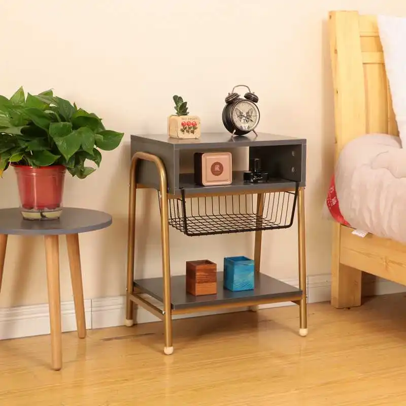 

Nordic Ins Bedroom Bedside Cabinet Simple Modern Creative Small Apartment Sofa Corner Cabinet Net Red Shelf