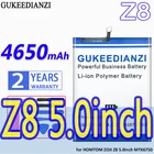 GUKEEDIANZI высокое Ёмкость Батарея 4650 ма-ч для зоджи Z8 для HOMTOM зоджи Z8 5,0 дюймов MTK6750 акумуляторная батарея