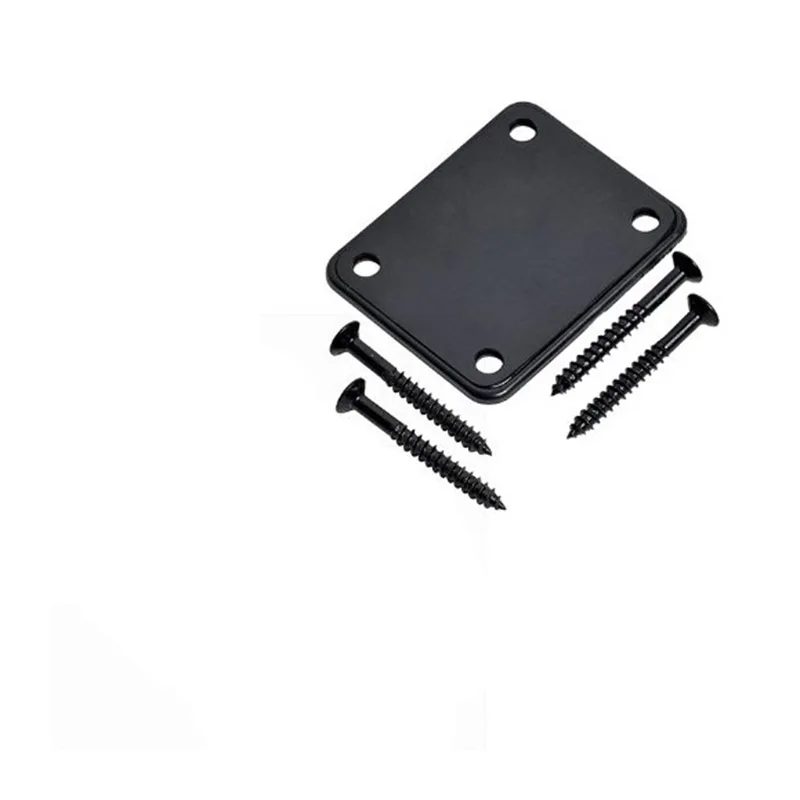 Металлические накладки на шею для бас гитары с винтами ожерелье 4 отверстиями