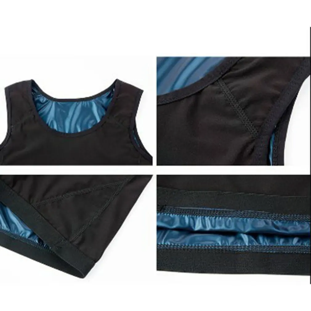 

2021 Men Neoprene Sweat Sauna Vest Body Shapers Running Vest Waist Trainer Slimming Vest Shapewear Waist Shaper Corset for Women